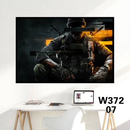 《Call of Duty: Black Ops 6》PS GAME Canvas Poster Call of Duty 21 HD large wall art decorative painting Home bedroom Decor gift