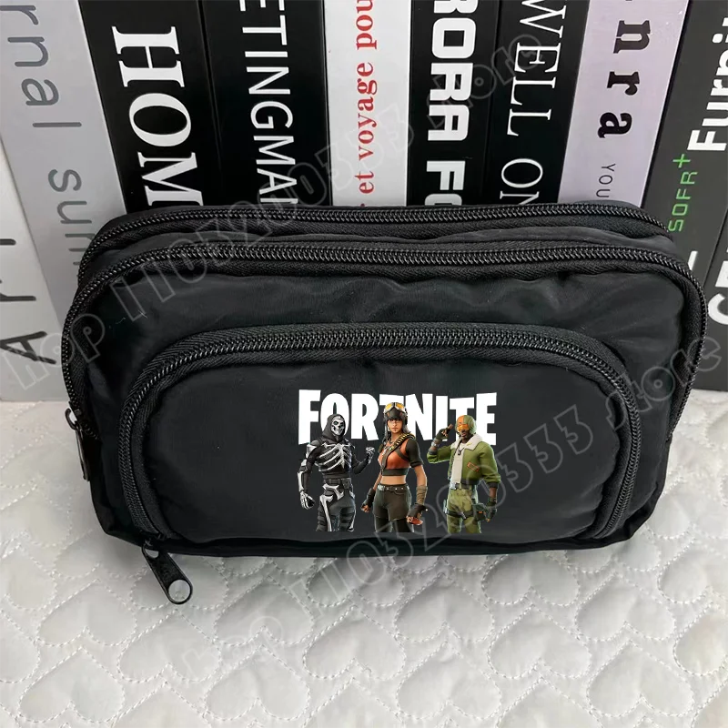 Fortnite Pen Box Creative Game Pattern Pencil Case Harajuku Storage Bag Boy Girl Back to School Supplies Birthday Party Gifts