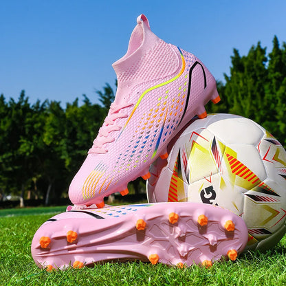 New Men Soccer Shoes Hot Sale High-quality Futsal Football Boots Unisex Cleats Ultralight Women Professional TF/FG Sneakers