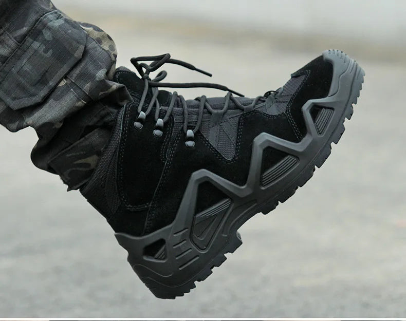 Hommes tactique militaire formation désert bottes mâle en plein air Camping randonnée escalade Trekking chasse chaussures antidérapantes sport baskets