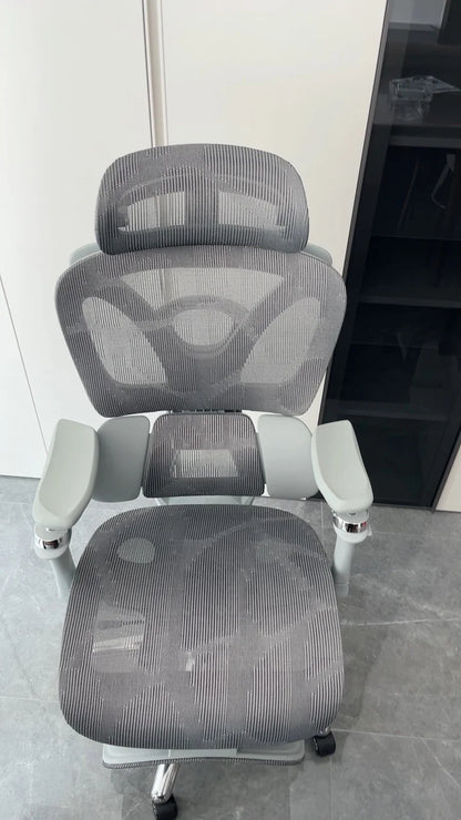 Ergonomic Office Chair Mesh Seat Adjustable Headrest Commercial Chair Footrests Support Comfortable Lumbar Chaise Ergonomique