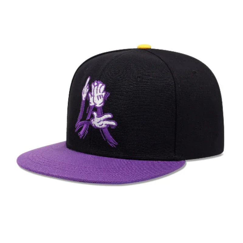 Luxury One Don't Mercy Cap Men Hats Flat Top Baseball Man Cap Women Men Adjustable Snapback Gorras Hombre Sports HipHop Sun Hat