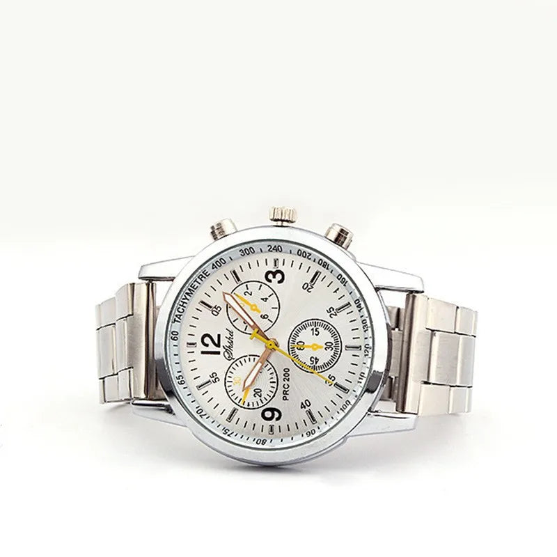 Watch Men Luxury Stainless Steel Sport Quartz Hour Wrist Analog Watch Casual Chic Watch Relogios Masculino Montre Homme Reloj