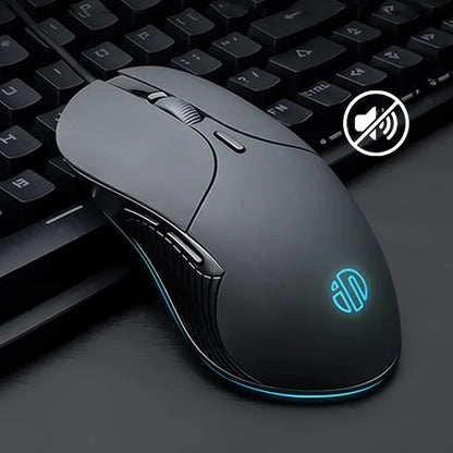 INPHIC B1 USB Wired Mouse Silent Office Gaming Mouse for PC and Laptops