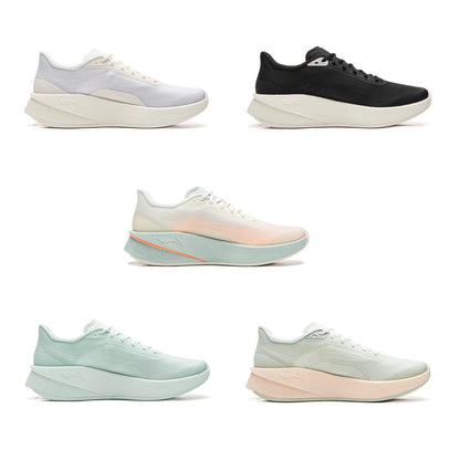 Li-Ning Women's CHAOYING Cushion Running Shoes BOOM Lightweight Rebound TEMPO BOUNSE Flexible LiNing Comfortable Sneaker ARBW008