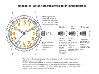 Reloj mecánico para hombre Hruodland 2025 nuevo, Seagull ST3620, piloto retro 43MM, luminiscencia Bgw-9, cristal de zafiro, turbina
