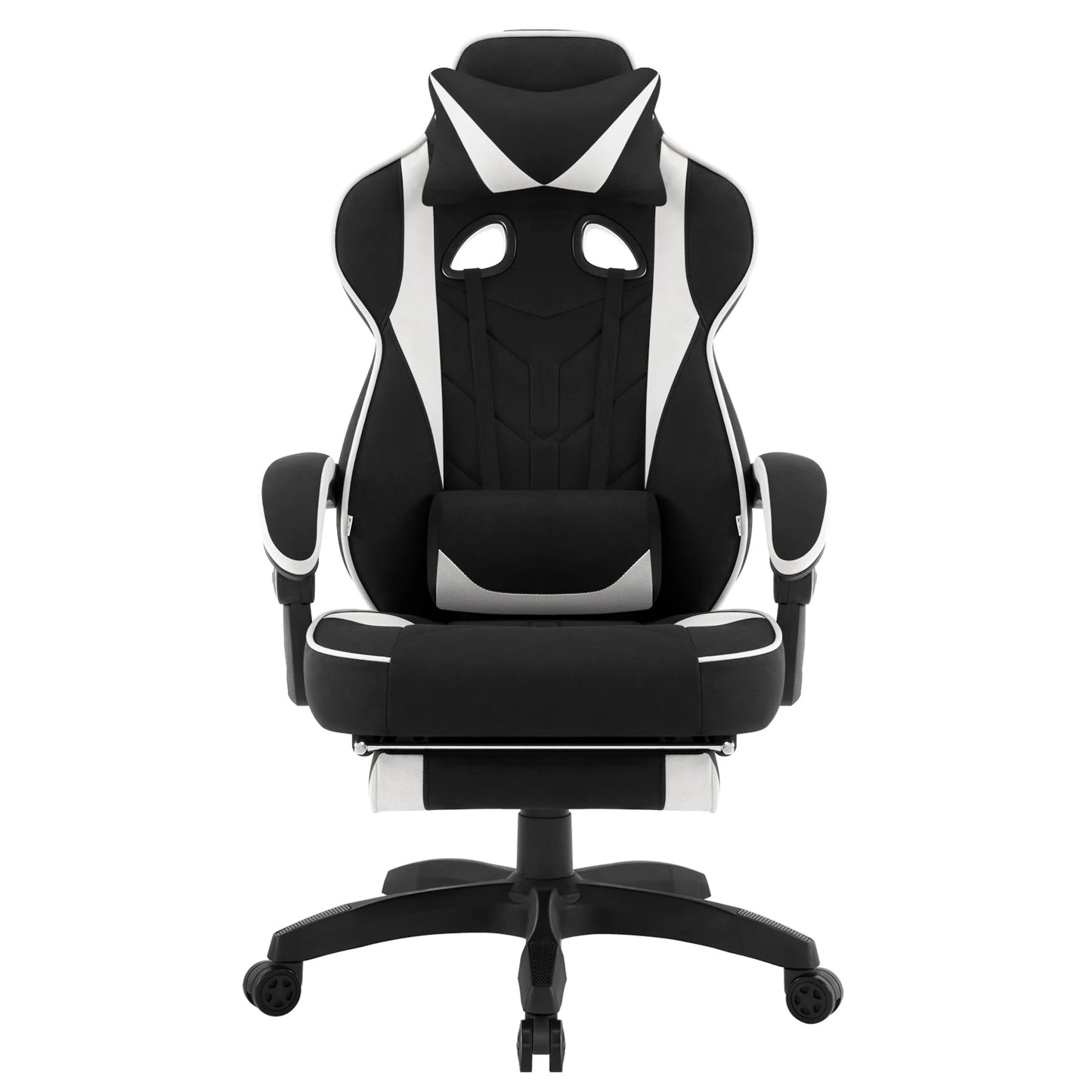 WOLTU Ergonomic Gamer Computer Chair Executive Office Chair Breathable Gaming Chair with Lumbar Cushion Headrest Footrest