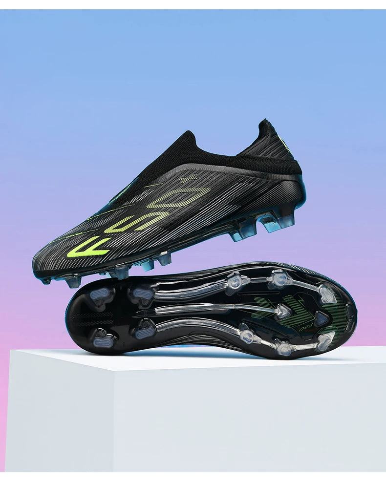 New Men Soccer Shoes High-quality Cleats Football Boots Sneakers Hot-selling Indoor Futsal Non-Slip Match Grass High-top Outdoor