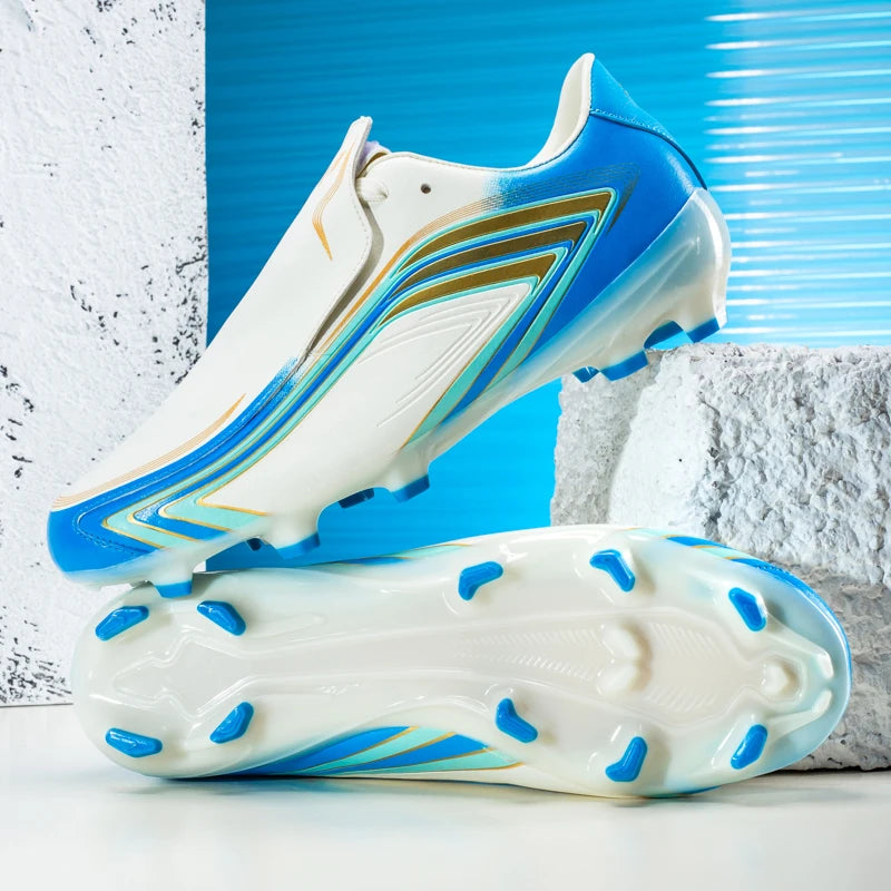 Chaussures de football pour hommes, crampons antidérapants, idéales pour l'entraînement sur gazon et les matchs quotidiens, parfaites pour l'exercice et le football, Chuteira Campo