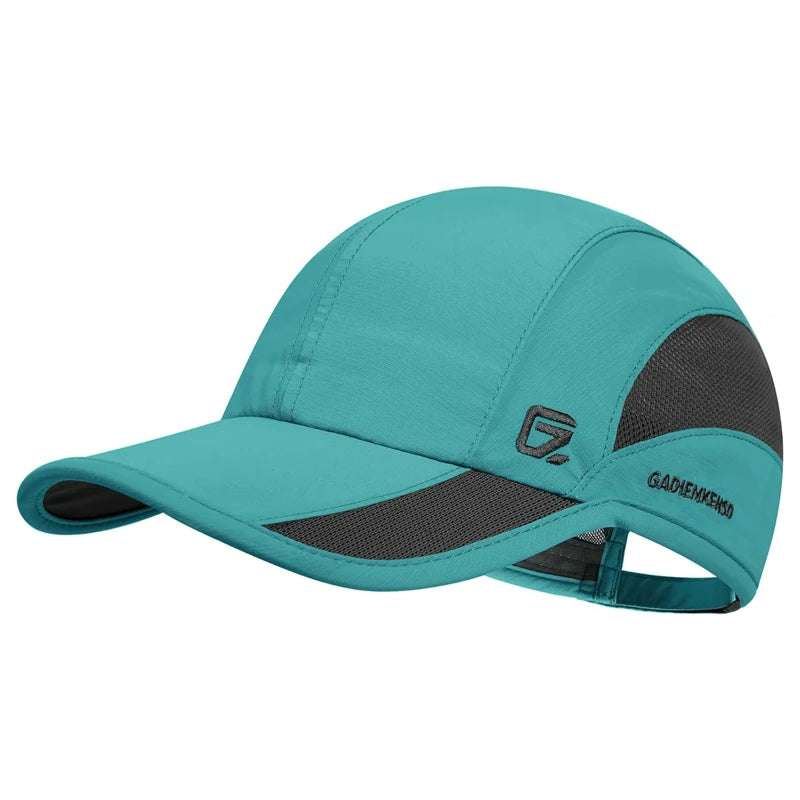 【GADIEMKENSD】 Unstructured Quick Dry Sports Cap Summer Sun Hat for Unisex UV Protection  Baseball Caps M37