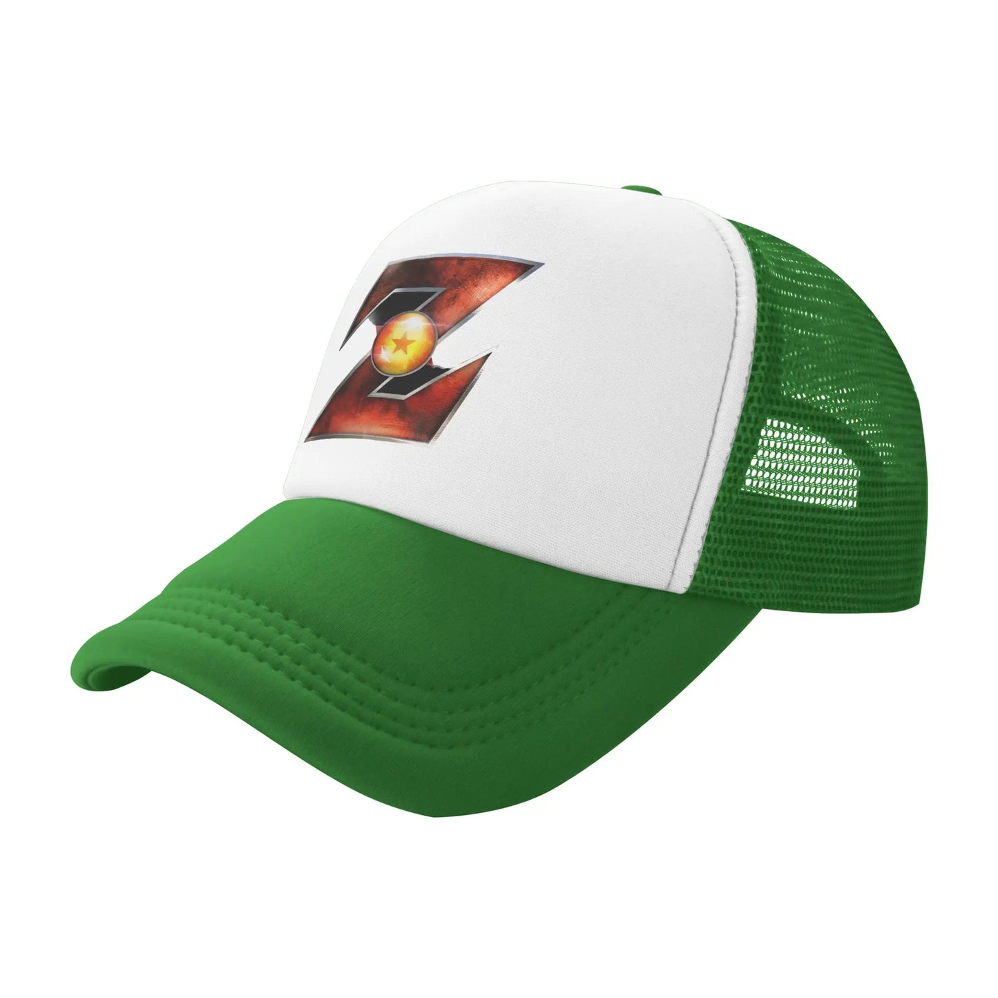 Adult Dragon Ball  Z Logo Trucker Caps Mesh Baseball Cap Polyester  Hats Trucker Hat Breathable Sports Cap Summer