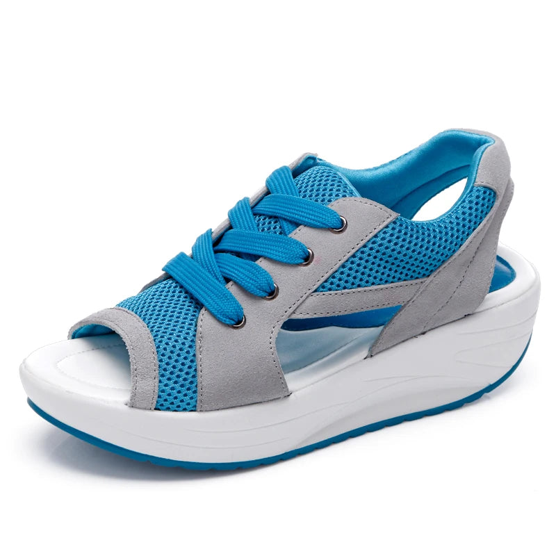 Women Sandals 2023 New Lady Platform Chunky Sandals Comfortable Women's Sandals Open Toe Casual Summer Sports Shoes
