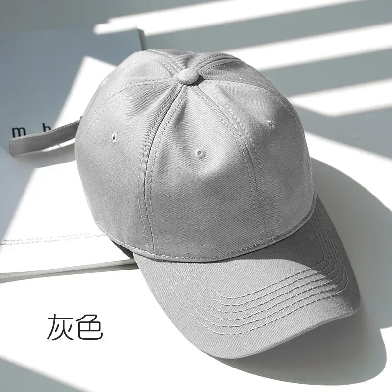 Wholesale Men Women Soft Top Baseball Cap With Custom Logo Unisex Adjustable Dad Hat Shade Hip Hop Summer Sunshade Hat Sport Hat