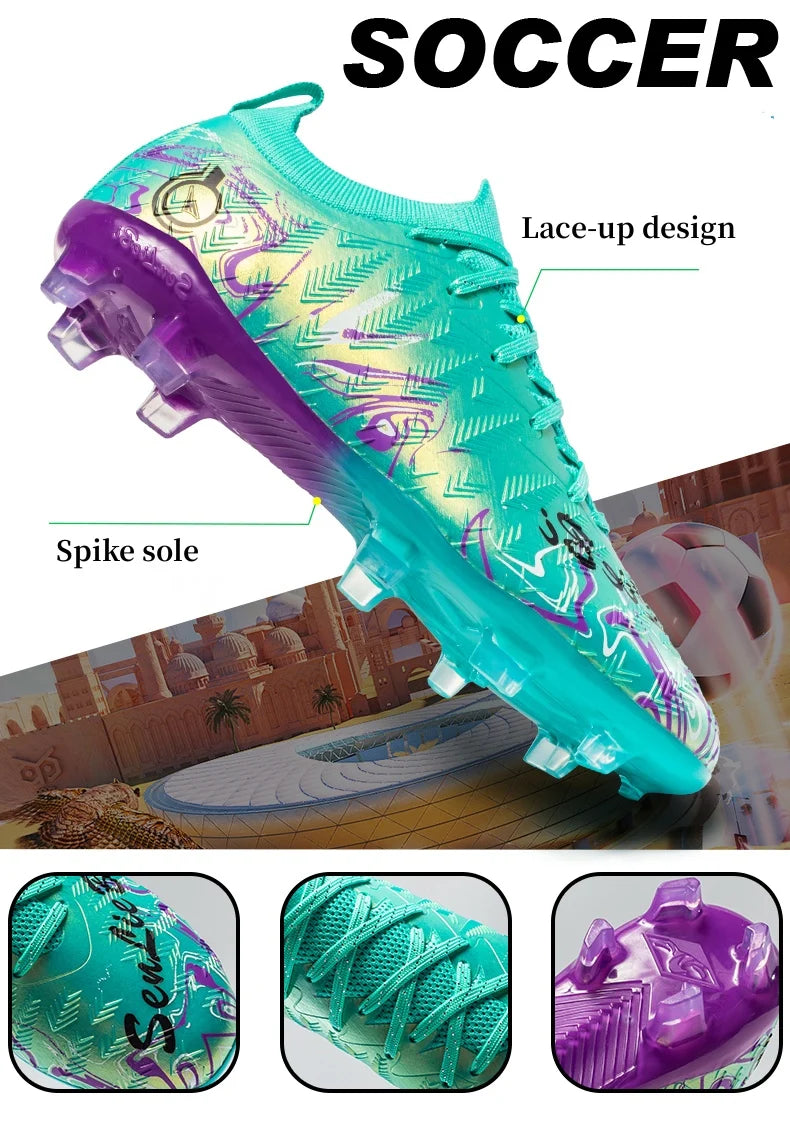 Professional Soccer Sneakers for Men Women High Quality Fashion Men's Football Cleats Large Size 46 Futsal Shoes Man Trainers