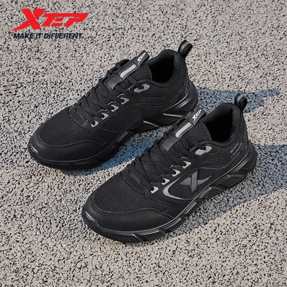 Xtep Running Shoes Men's Summer Mesh Breathable Wear-resistant Sports Lightweight Youth Casual Cushioning Shoes 875219110065