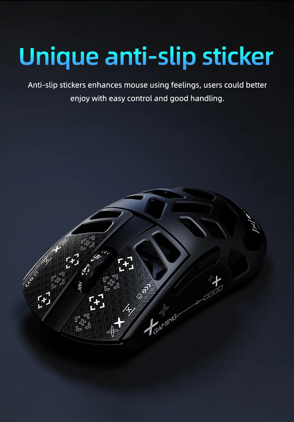 DAREU Al-mg Tri-mode 8Khz PBT Wireless Gaming Mouse Quick Charge PAW3950 30000 DPI Lightweight for PC Gamer