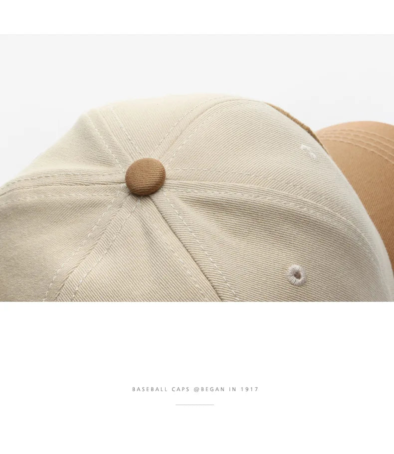 Vintage C Letter Embroidered Baseball Cap | Two-Tone Design, Adjustable Strap, Unisex for Men & Women