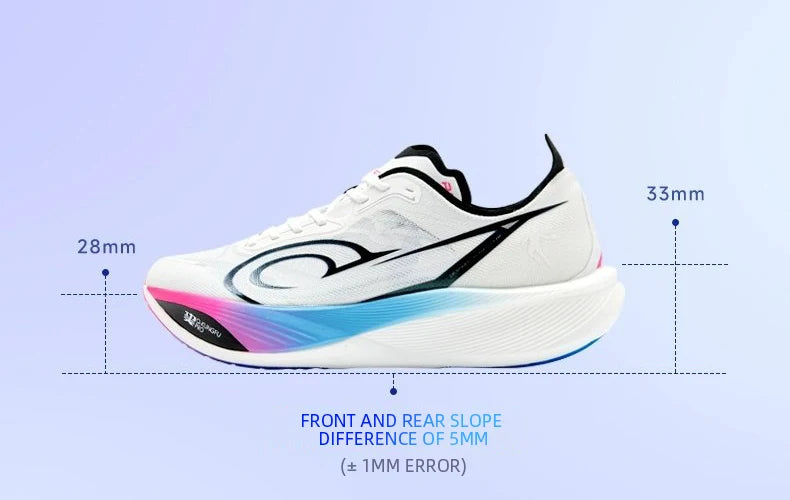 QIAODAN Feiying PB3 Enhanced Edition Professional Marathon Carbon Board Running Shoes 2025 Men's Sneakers QDB023251299T