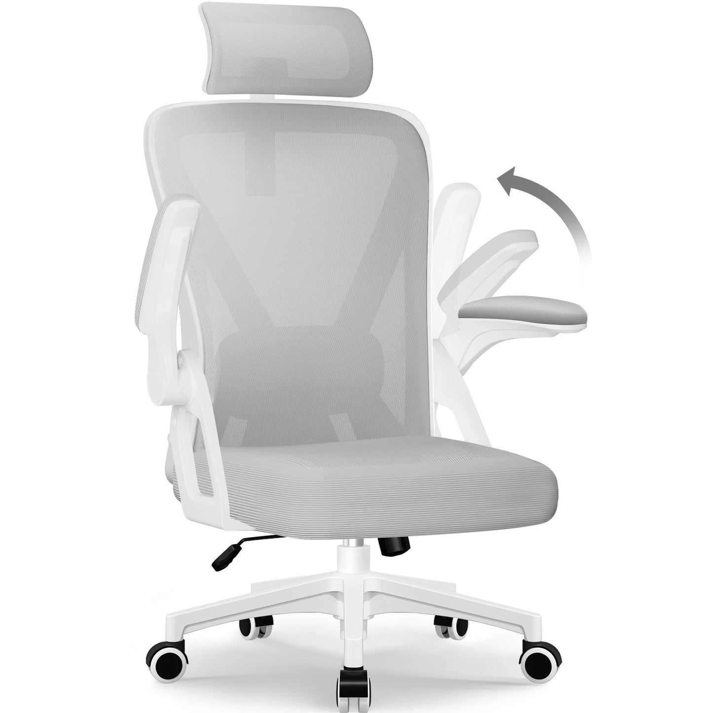 Office Chair Ergonomic Reclining 90°-135°,Desk chair with Lumbar Support,Computer chair Adjustable Headrest,living room chairs