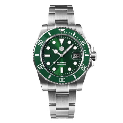 San Martin Upgraded Version 40mm Water Ghost Diver Watch Men Luxury Automatic Mechanical Watches Sapphire Waterproof 200m SN0017