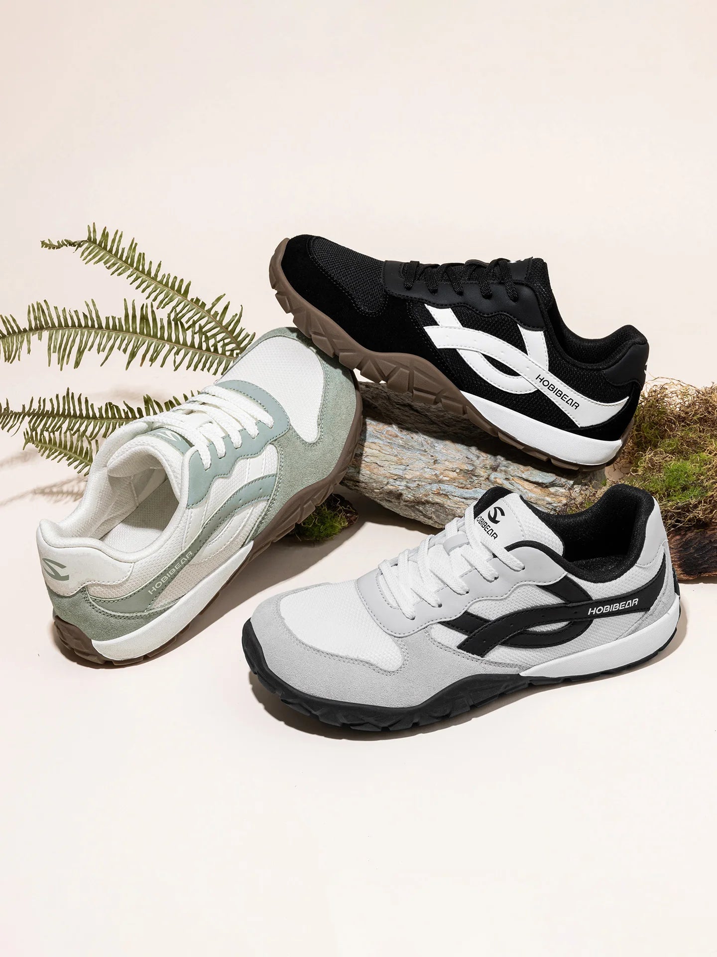 HOBIBEAR Scarpe unisex a pianta larga, sneakers minimaliste barefoot, scarpe da hiking, trail running per uomo e donna