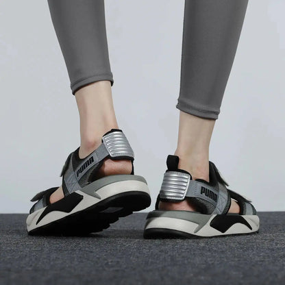 Nouvelles sandales Puma pour hommes et femmes, chaussures de plage décontractées et à la mode pour voyages en plein air, sandales pour couple 374862-04