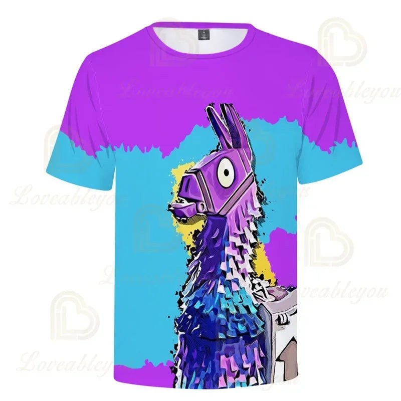 T-shirt 3D Red Jade Fortnite Anime Battle Royale per uomo, donna e bambini - T-shirt Pelly, regalo di compleanno per ragazze e ragazzi
