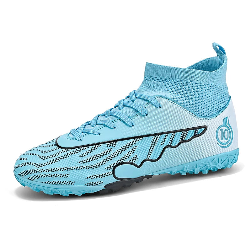 Chaussures de football professionnelles pour hommes, crampons durables pour terrain en herbe extérieur