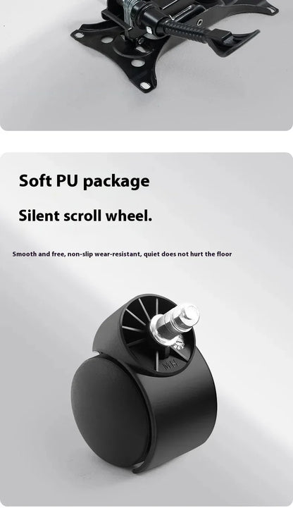 Office Chair Gaming Desk Ergonomic Computer Adjustable Armrests 3D Headrest Chair Lift Chair Back Can Tilt Back with Foo Pedals