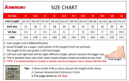 Kawasaki King Series 2.0 professionele badmintonschoenen voor heren en dames, anti-twist sportschoenen, originele herentennisschoenen sneakers A3311