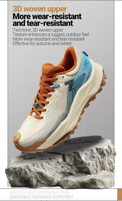 361 Degrees WUXIA 2 Running Shoes Light Breathable Cushioning Non-Slip Soft Outdoor Hiking Versatile Sneakers Male 672542201