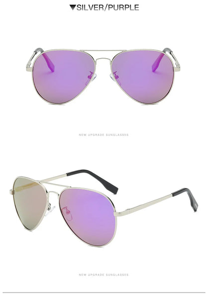 LIOUMO Hochwertige Piloten-Sonnenbrille für Herren, polarisierte Autofahrerbrille für Damen, modische Pilotenbrille, blendfreie Sonnenbrille für Herren