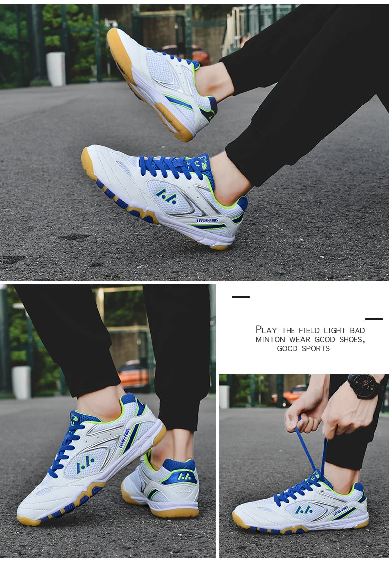Men Table Tennis Shoes High Quality Indoor Sneakers Casual Training Golf Shoes Big Size Wear Brand Resistant Volleyball Shoes