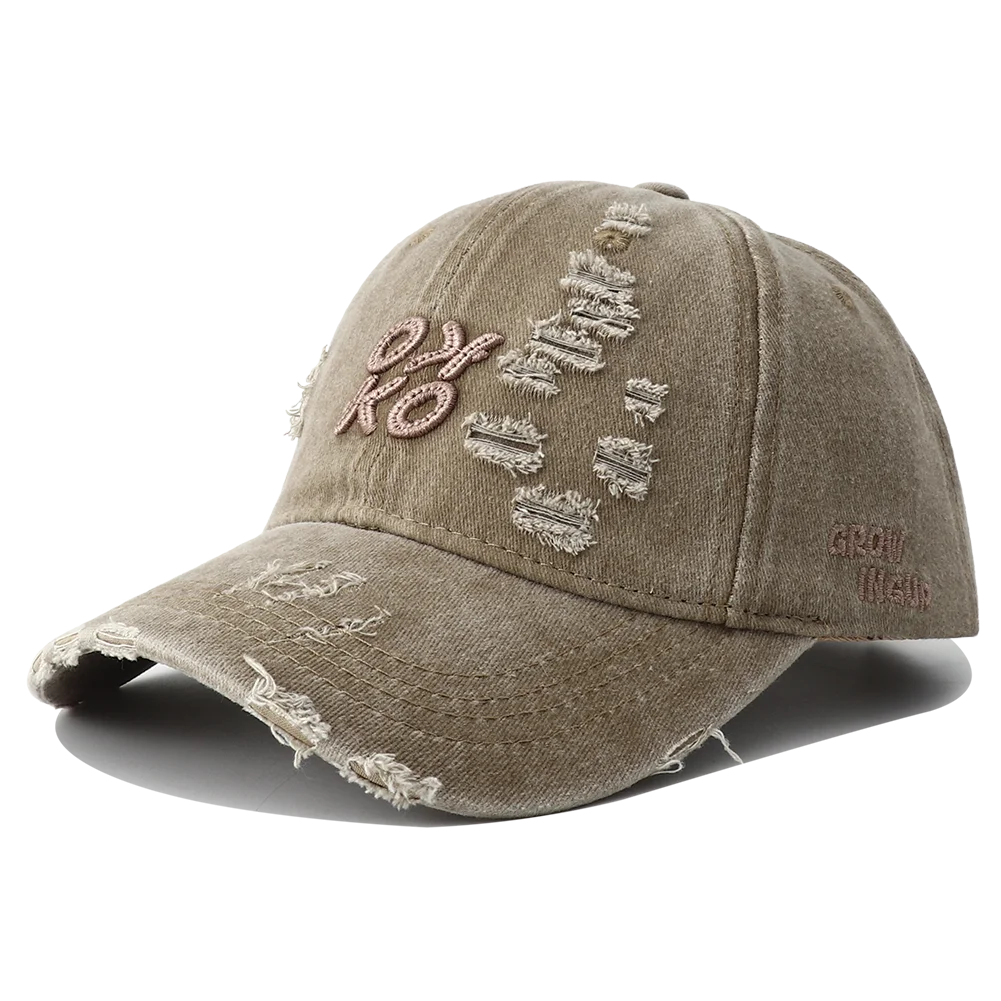 2026 New Retro Washed Cotton Baseball Cap Unisex Letter Embroidery Caps Adjustable Casual Outdoor Streetwear Sports Dad Hats