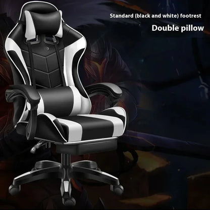 Gaming Chair Ergonomic Gaming Chair Net Coffee Computer Chair Home Reclining Office Comfortable Swivel Gaming Chair