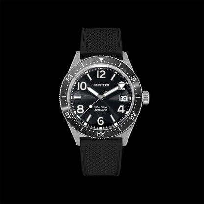 SEESTERN Diver Men Watch Automatic Mechanical Wristwatches NH35 Movement Ceramic Bezel 20Bar Waterproof Sapphire Luminou S434-2