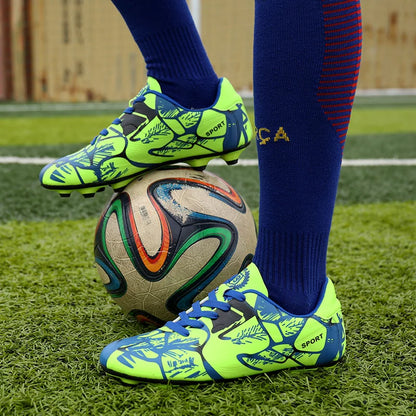 Chaussures de football classiques et élégantes pour garçons et filles, confortables, pour l'entraînement et les jeux en extérieur sur gazon, pour jeunes et étudiants, tailles 31-40 #
