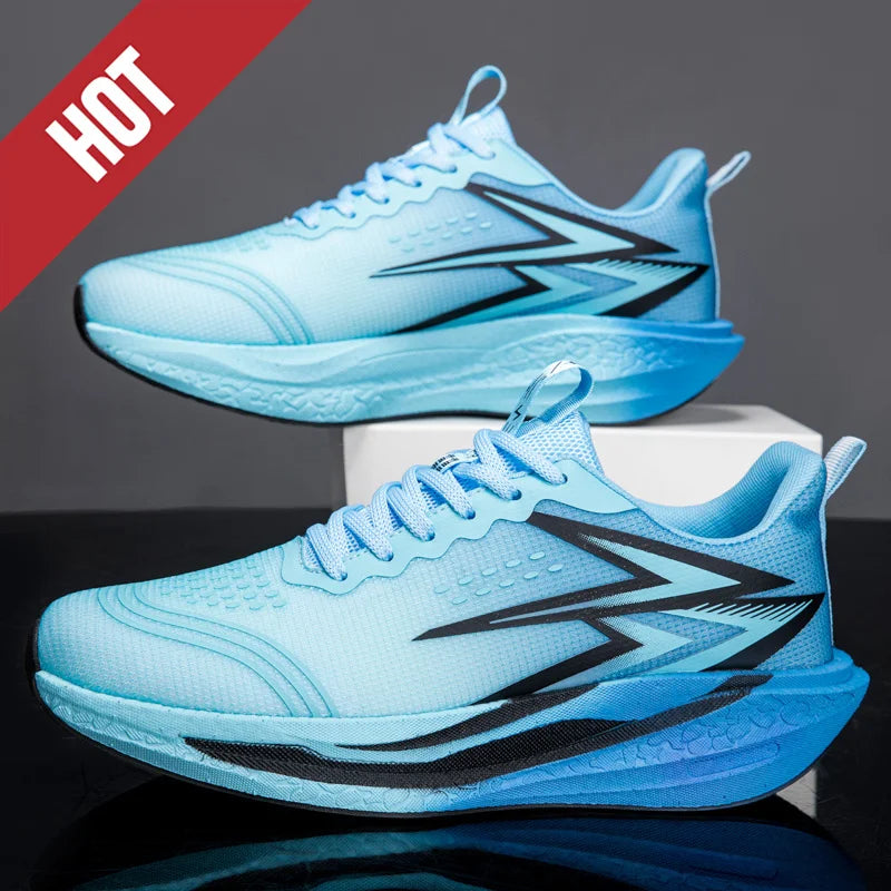 NEW Running Shoes Carbon Board Marathon Men Sports Breathable Lightweight Women's Comfortable Athletic Nonskid Sneakers Casual