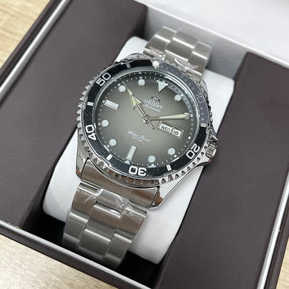 Orient Automatic Diver Watch Men 200M Waterproof Multi-Color Dial Stainless Steel Wristwatch