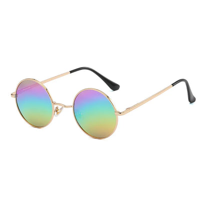 RUOBO Retro Polarized Round Metal Frame Sunglasses Eyewear For Men and Women Driving Fishing Brand Designer Sun Glasses UV400
