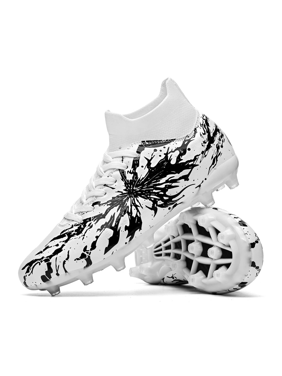 Chaussures de football pour hommes AG FG, crampons légers, semelle extérieure durable et antidérapante, tige confortable en PU, entraînement en plein air