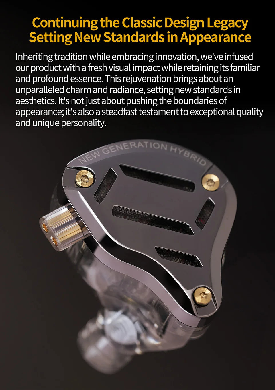 KZ ZS10 PRO 2 In Ear Monitor IEM,1DD+4BA Hybrid Wired Earbuds,with 4-Level Tuning Switch,3-Way Crossover Gaming Earbud IEM Cable