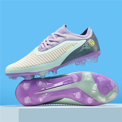 New Men Football Boots Sport Soccer Shoes Outdoor Cleats Adult Non Slip Boys Long Spikes Training Breathable Match Comfortable