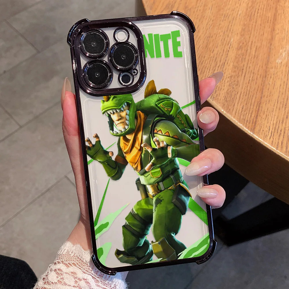 Anime Fortnites Game Plating Phone Case For Xiaomi Redmi A7 15 A3 15C 14C K50 A1 Note 15 14 13 12 12s Pro Plus 4G 5G Anti Fall