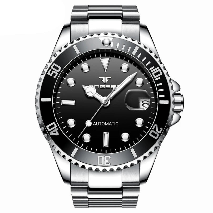 Relojes de pulsera mecánicos BINBOND para hombre, de lujo, luminiscentes, herméticos, automáticos, con tourbillon y esqueletizados