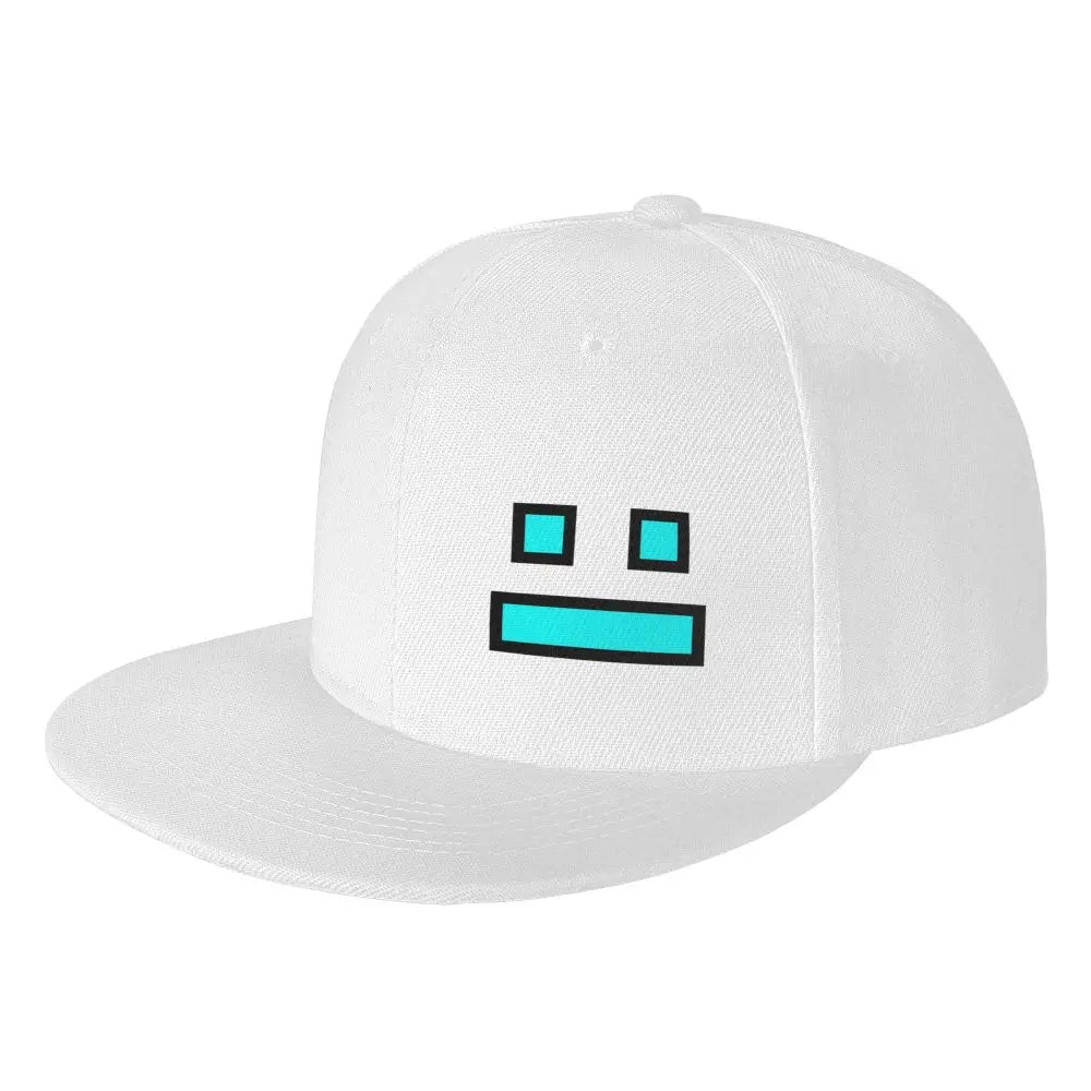 Bonés de basebol «Geometry Dash» para videojogos, bonés snapback para homem e mulher, bonés ajustáveis, bonés de basebol hip-hop, casquette