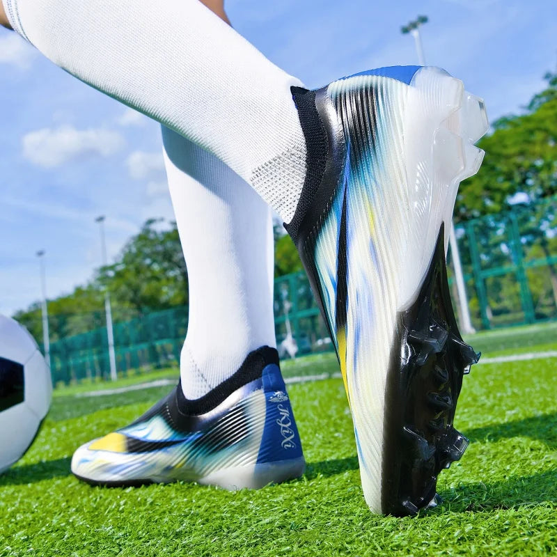 Chaussures de football de qualité pour hommes, chaussures de football pour garçons, bottes de football pour enfants, baskets de football unisexes.