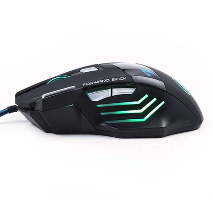 Best Sale 7 Buttons 5500 DPI Super Led Optical Professional USB Wired Gaming Mouse High Quality Computer Cable Game Mice