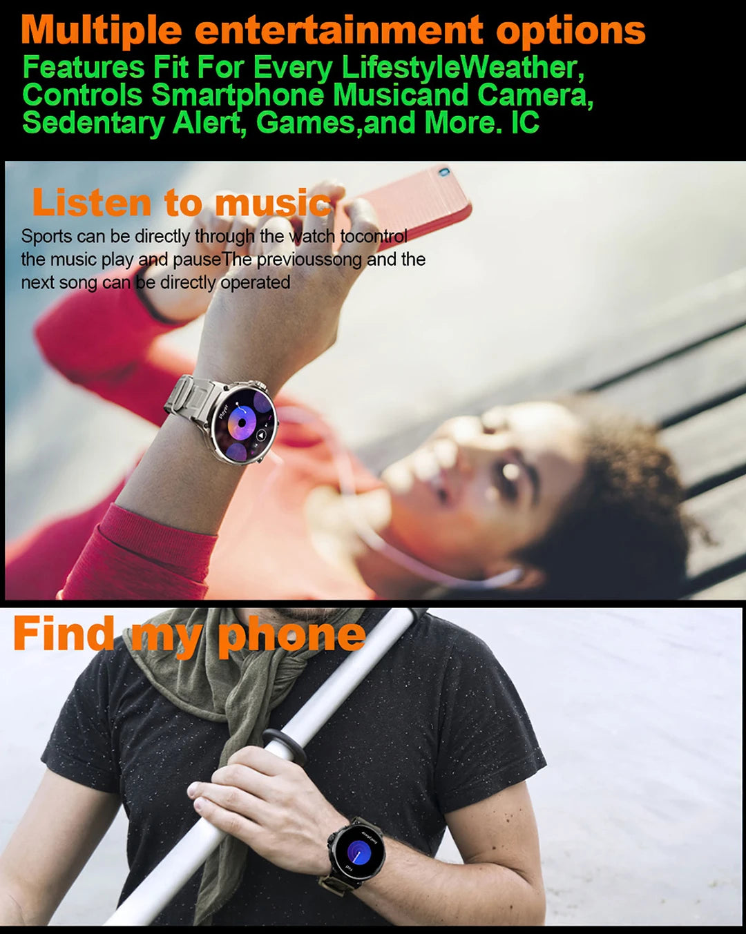 COLMI V69 1.85 Inch HD Bluetooth Call Smart Watch Men Sports Fitness Tracker Heart Monitor 710mAh Smartwatch For XIAOMI Android