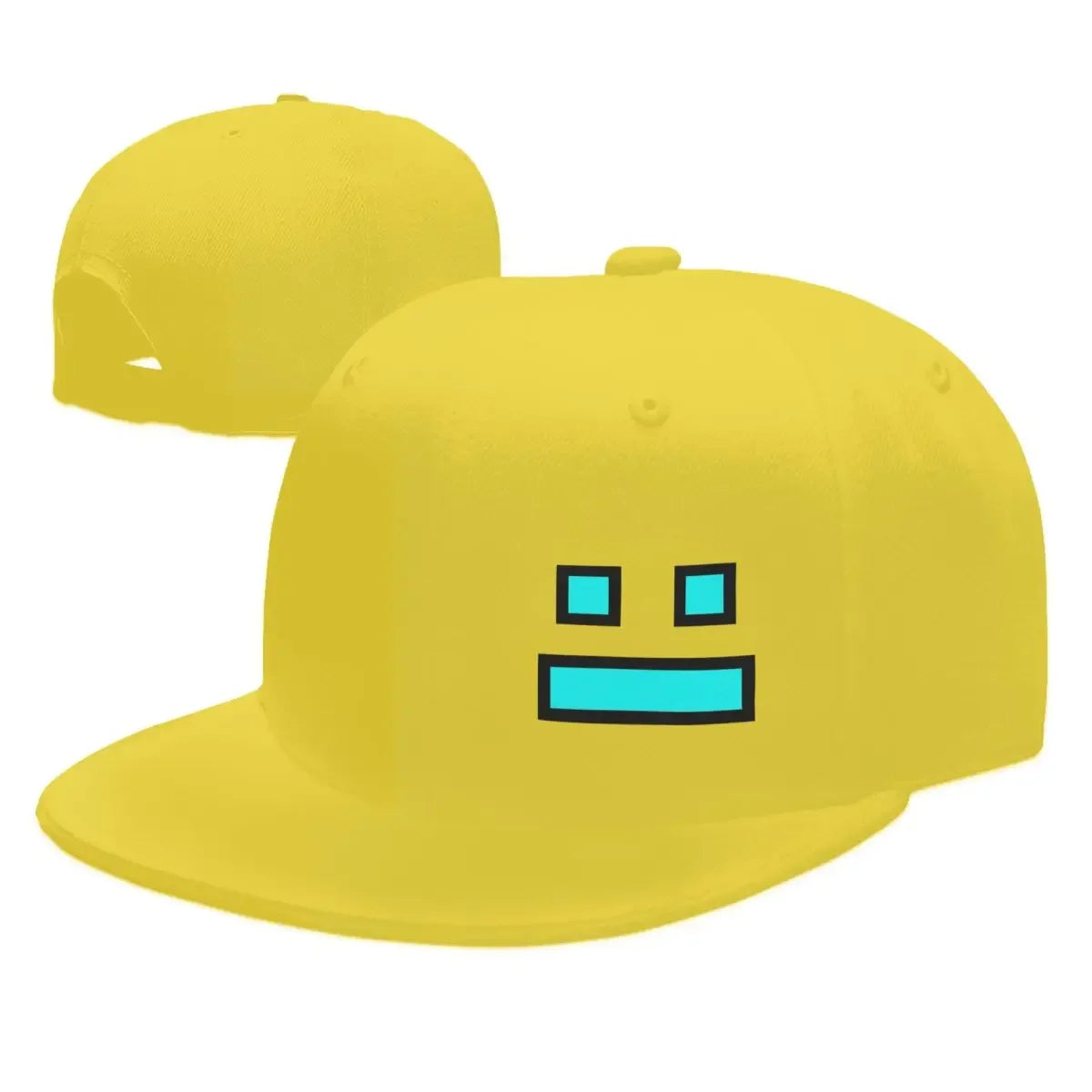 Bonés de basebol «Geometry Dash» para videojogos, bonés snapback para homem e mulher, bonés ajustáveis, bonés de basebol hip-hop, casquette